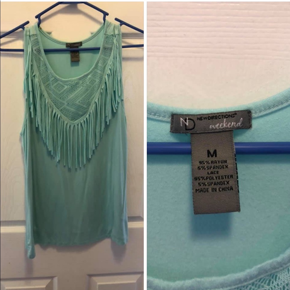 Fringe tank NWOT 💓